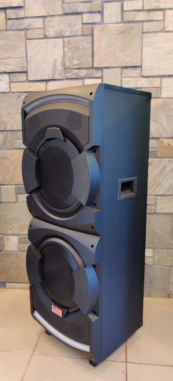 EMERALD Speaker Box 12" Dual D1223 Rechargable Powered Each