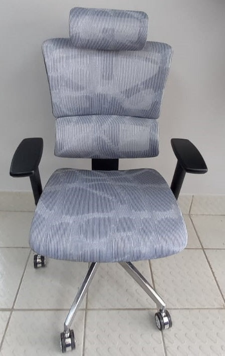 Chair Office Grey with Head Rest 213#