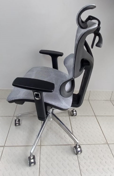 Chair Office Grey with Head Rest 213#