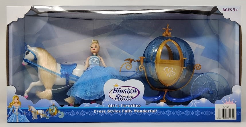 GENERIC Toy Illusion State Girl Favorites Carriage Play Set F-195