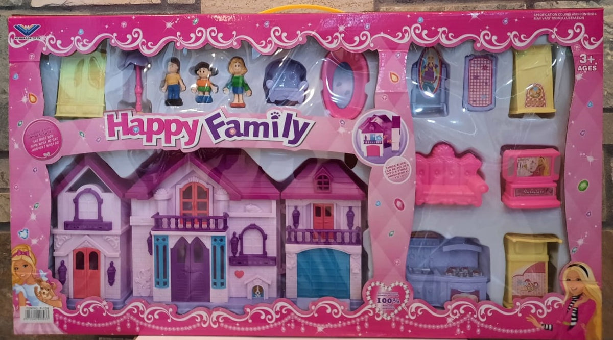 GENERIC Toy Happy Family Play Set Doll House Set F-109