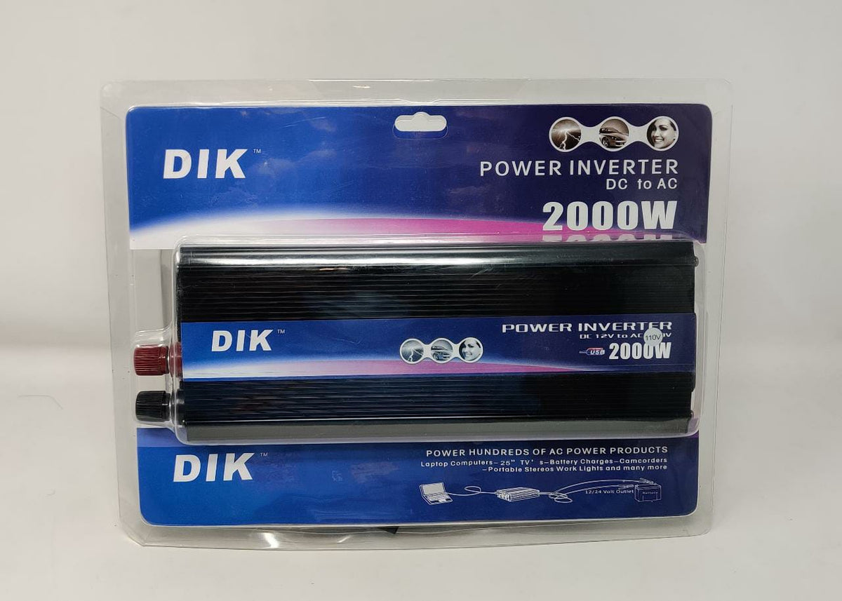 Inverter Dik 1000W (2000W Peak) 12V-110V