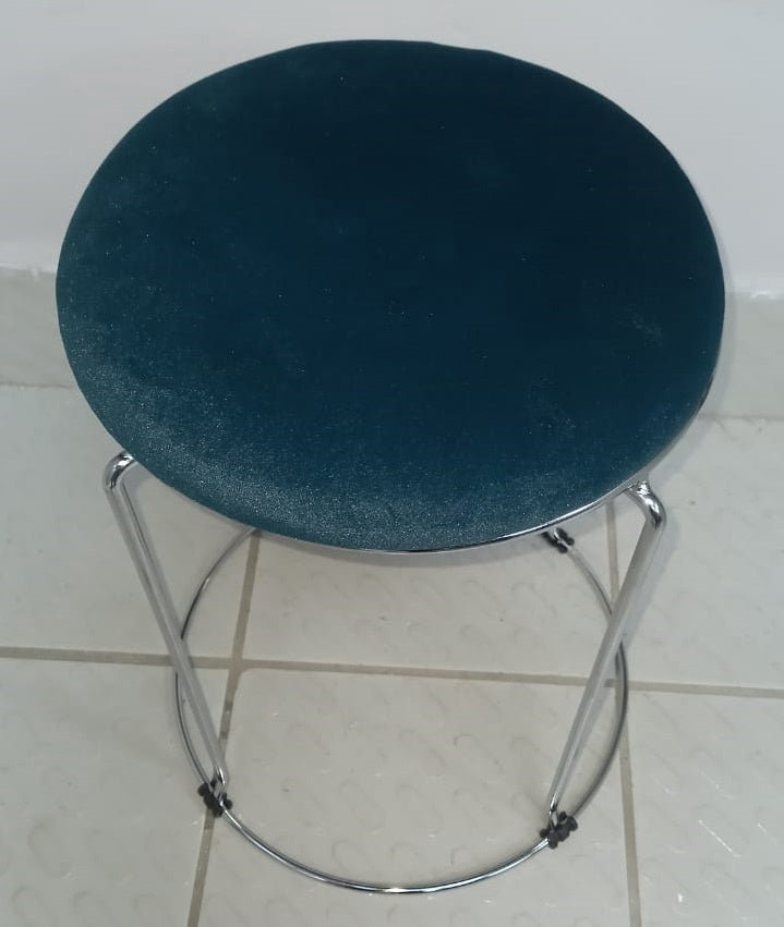 Stool Y70 Dark Green 18.5" H X 11.5" W