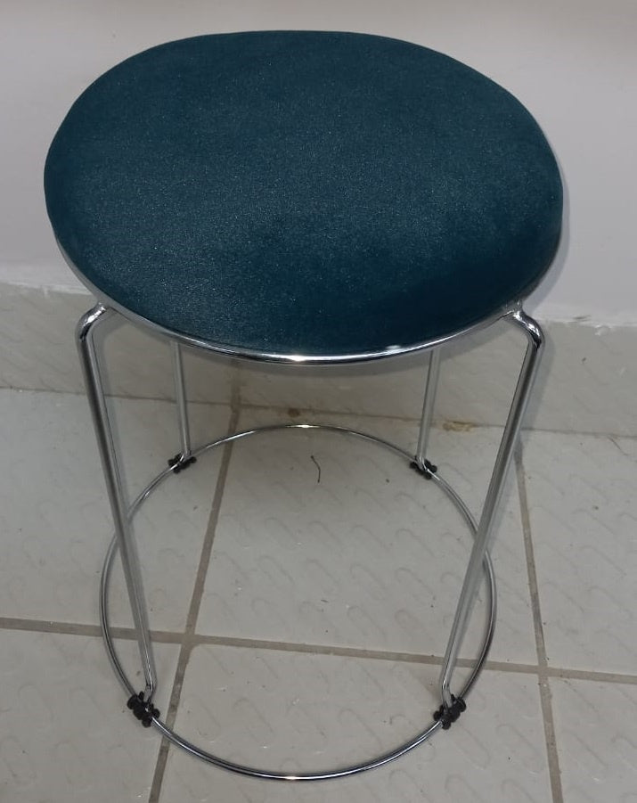 Stool Y70 Dark Green 18.5" H X 11.5" W
