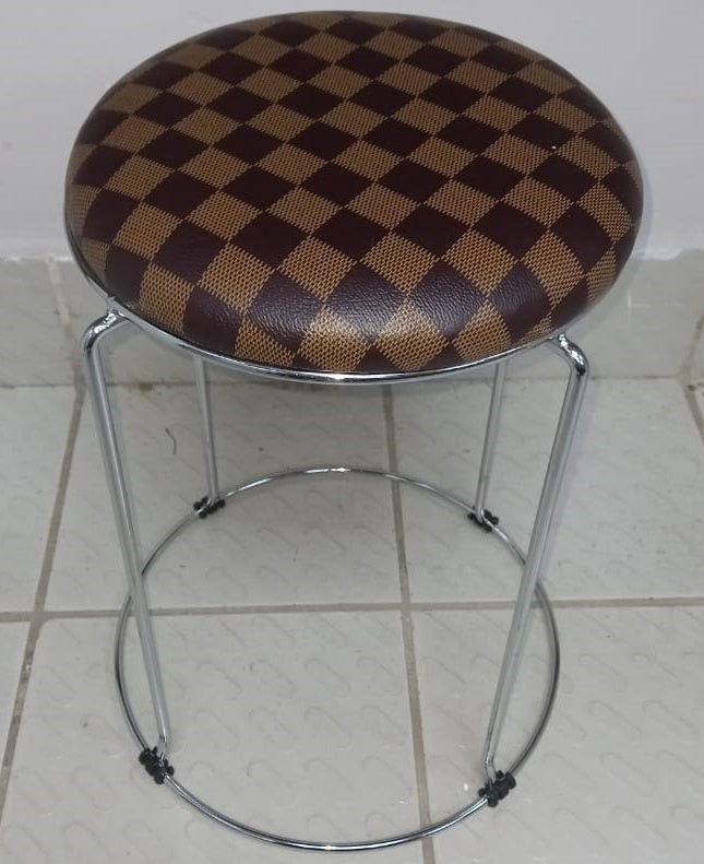Stool H093 Brown 18.5" H X 11.5" W