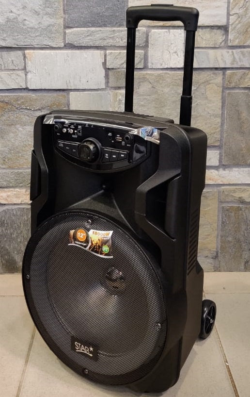 STAR Speaker Box 12" SK-12M Powered Each Rechargeable