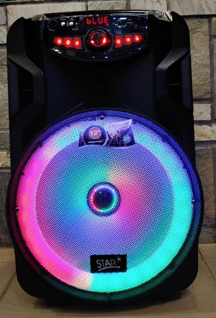 STAR Speaker Box 12" SK-12M Powered Each Rechargeable