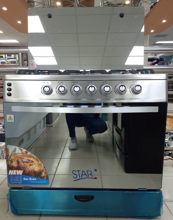 STAR Stove 5 Burner 36" SK36 Stainless Steel