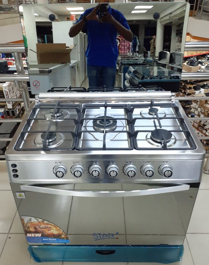 STAR Stove 5 Burner 36" SK36 Stainless Steel