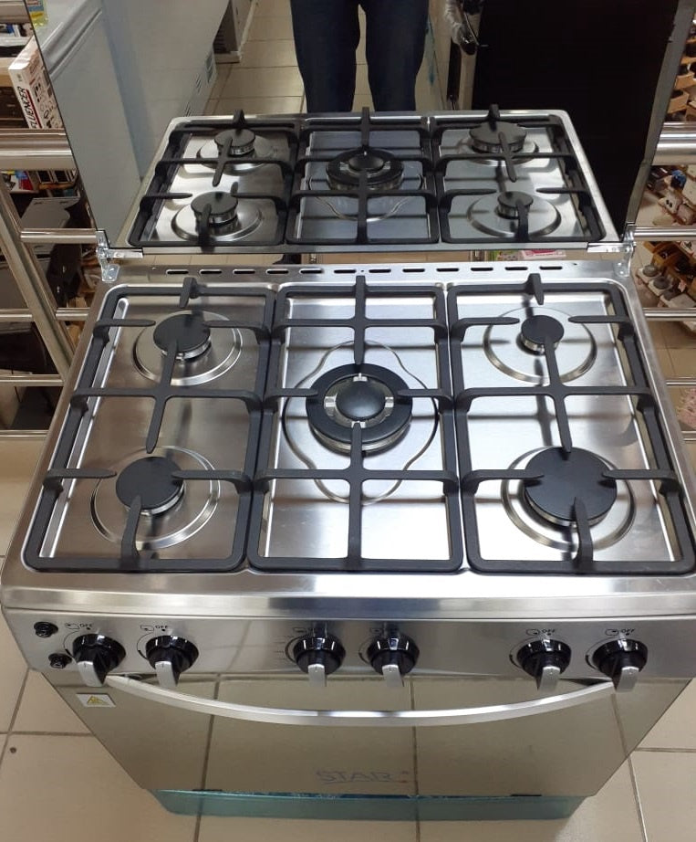 STAR Stove 5 Burner 30" SK30-5 Stainless Steel