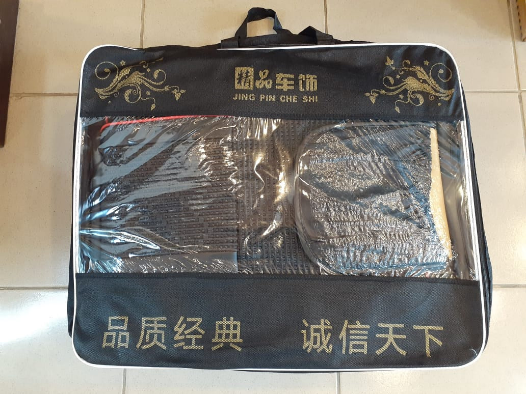 Car Seat Cover YR2104-1078 Black & Red Strip Jing Pin Che Shi Xinliangjia