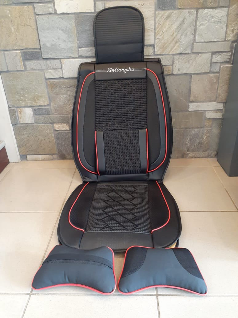 Car Seat Cover YR2104-1078 Black & Red Strip Jing Pin Che Shi Xinliangjia