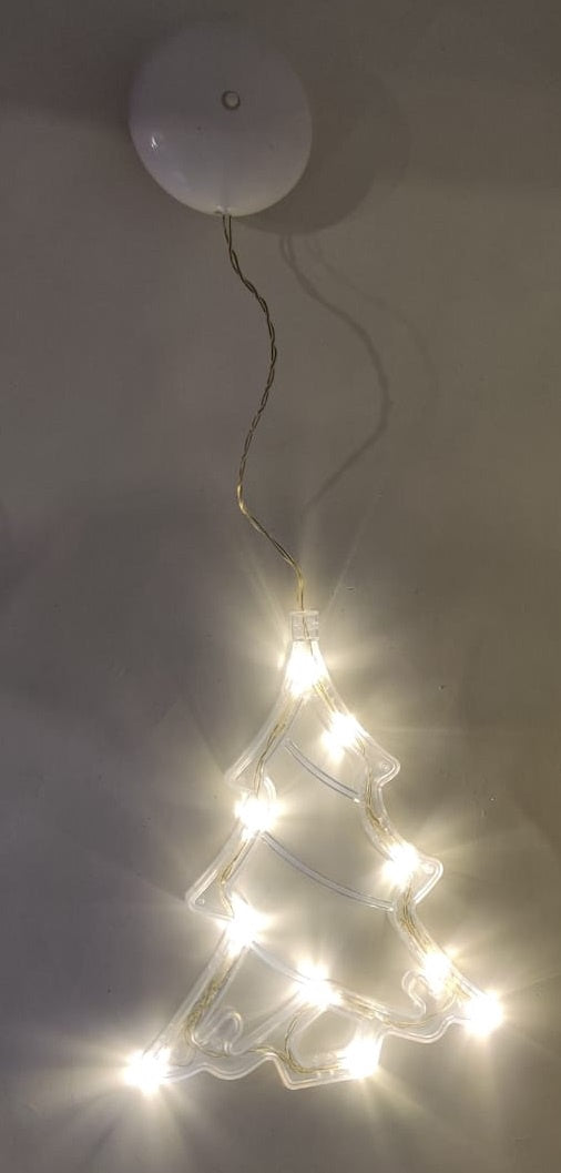 Christmas Decorations LED Lighted Tree Clear Battery A3-13