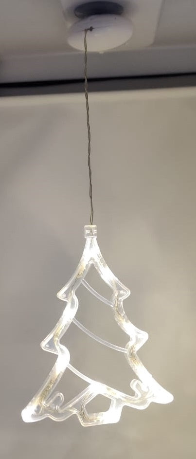 Christmas Decorations LED Lighted Tree Clear Battery A3-13