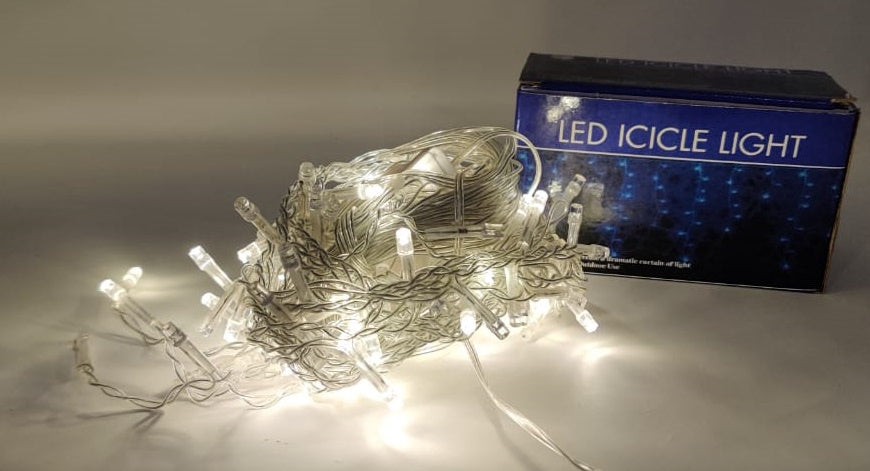 Fairy Light LED Icicle LE12 110V Yellow