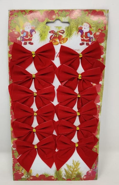 Christmas Decorations Bows BOW15 12PCS Pack