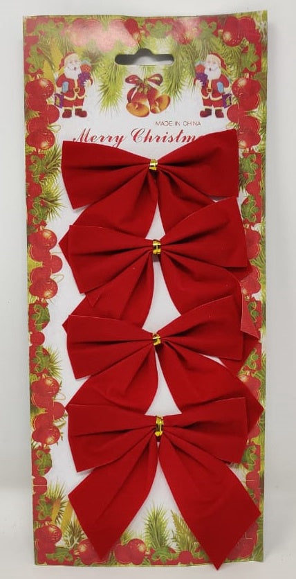 Christmas Decorations Bows BOW4 4PCS Pack