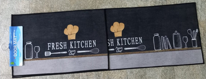 Floor Mat 2PCS FRM10 Rug Carpet Long 48" X 16" Short 24" X 16"