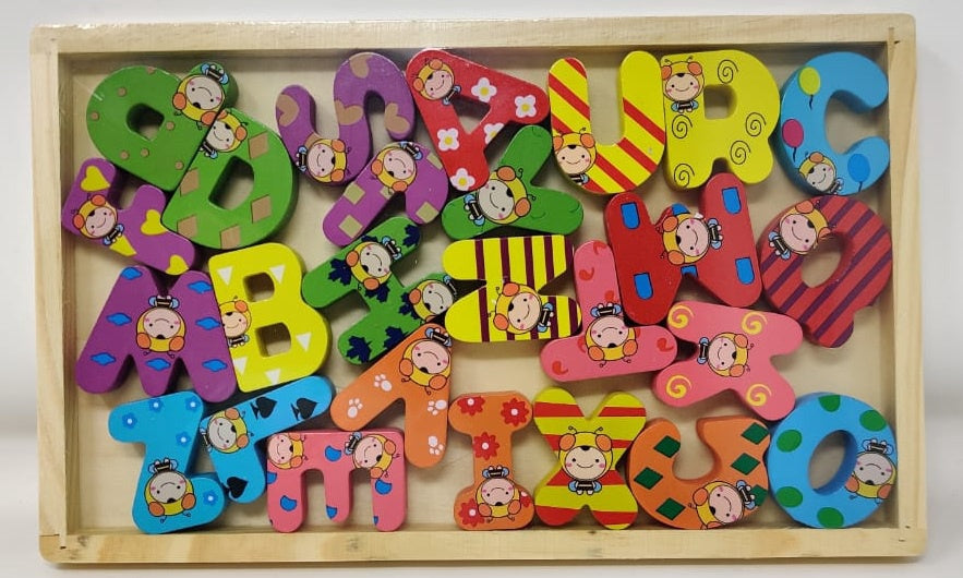 GENERIC Toy Blocks Puzzle Abc Letters Wood 2181-1