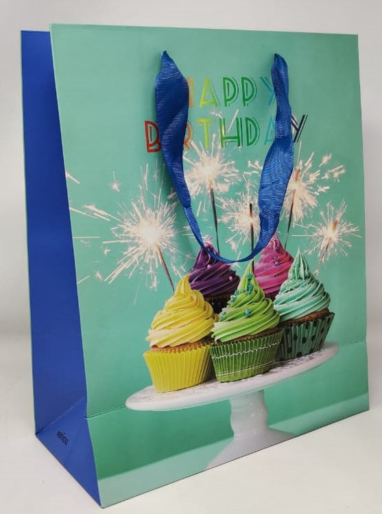 Gift Bag 2878M Happy Birthday 12" X 10" X 5"
