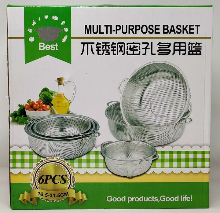GENERIC Bowl Strainer Stainless Steel 6PCS 765A MULTI-PURPOSE Basket