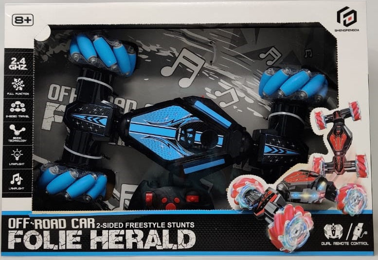 GENERIC Toy Folie Herald OFF-ROAD Car 2-SIDED Freestyle Stunts 2.4GHZ Remote Control S320