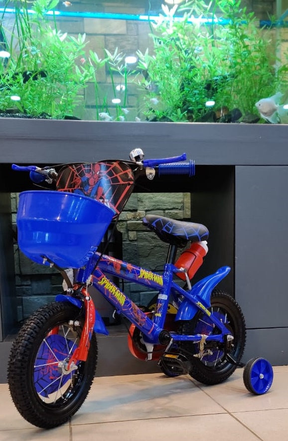 Bicycle 12" ZZ32 Spiderman Blue, Red & Black