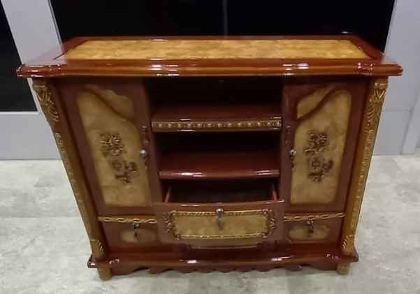 TV Stand 397 Wood with Cupboard 3001-7707-1