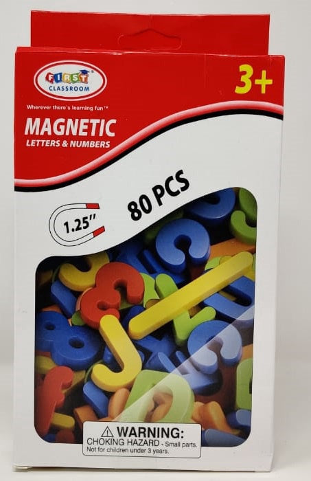 GENERIC Toy Magnetic Letters & Numbers 80PCS CH398