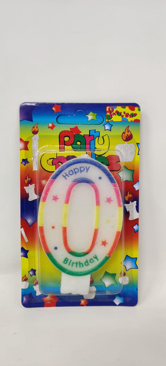 Party Birthday Candle Numbers 0-9 ND650