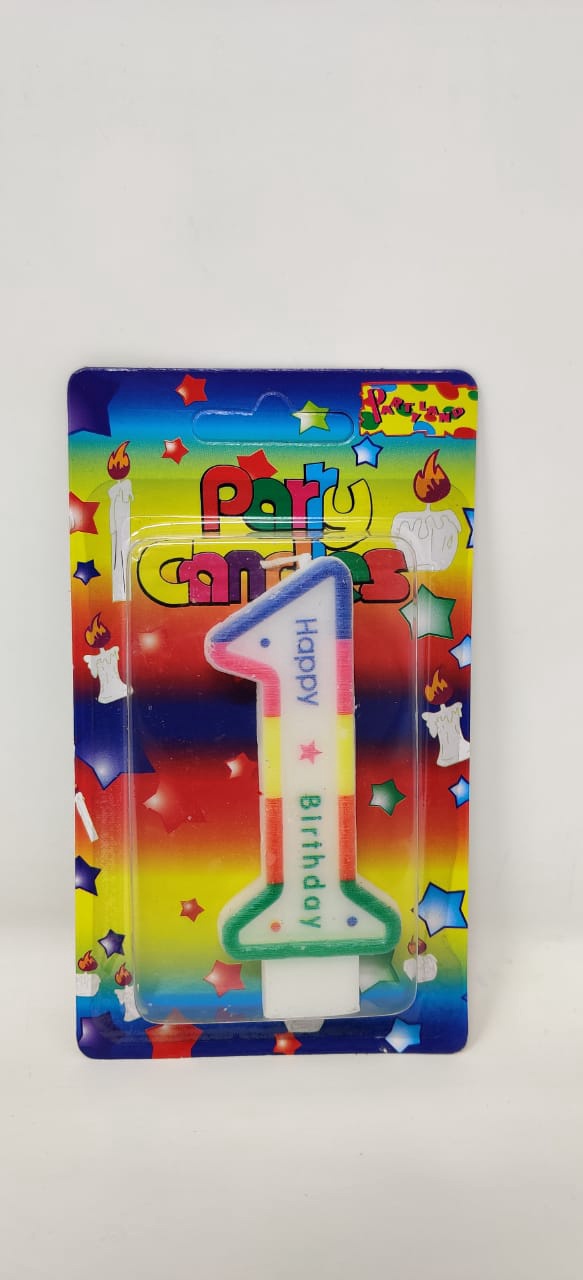 Party Birthday Candle Numbers 0-9 ND650