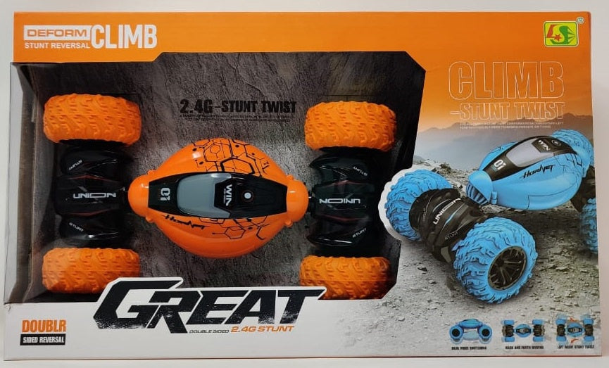 GENERIC Toy Deform Climb Great Double Sided 2.4G Stunt Twist Reversal CH138