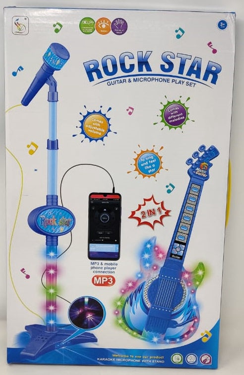 GENERIC Toy Music World Guitar & Microphone Play Set CH335