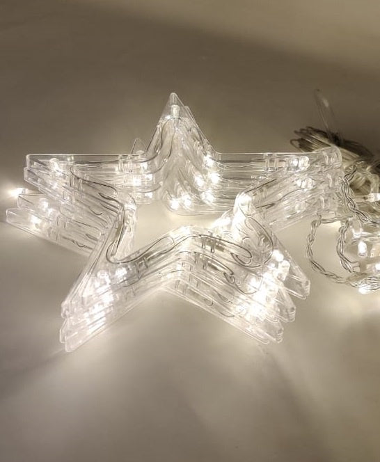 Fairy Light 12 Bulb LED LED60 Star YELLOW/WHITE