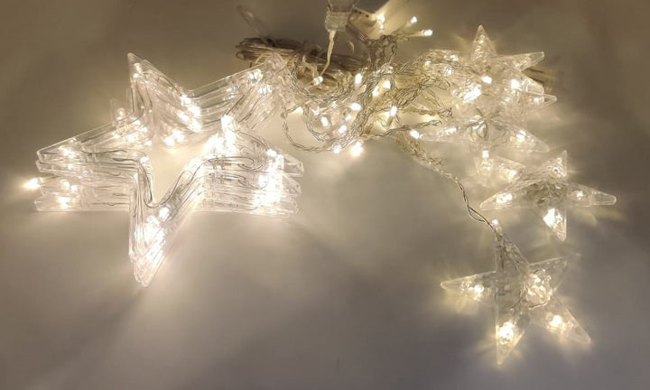 Fairy Light 12 Bulb LED LED60 Star YELLOW/WHITE