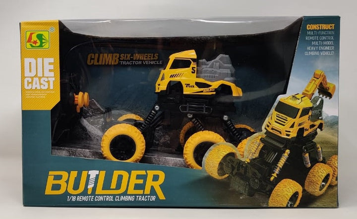 GENERIC Toy Builder Construct 1/18 Remote Control Climbing Tractor Die Cast CH139