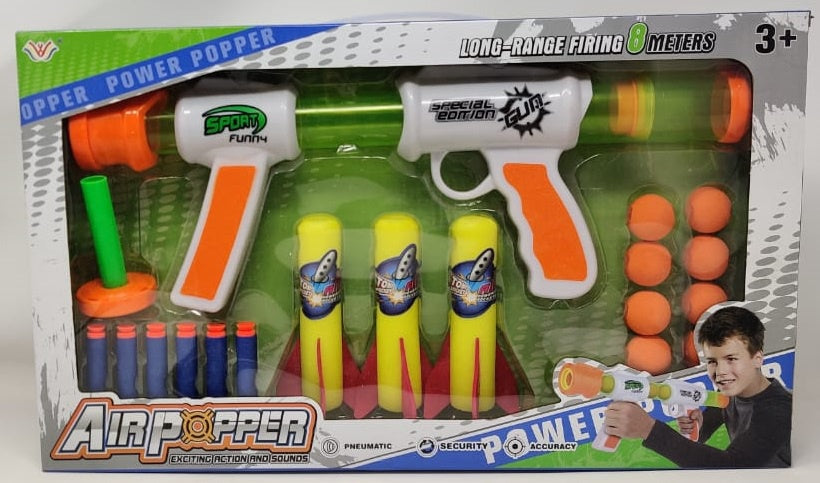 GENERIC Toy Air Popper Gun Long Range Firing 8 Meters CH091