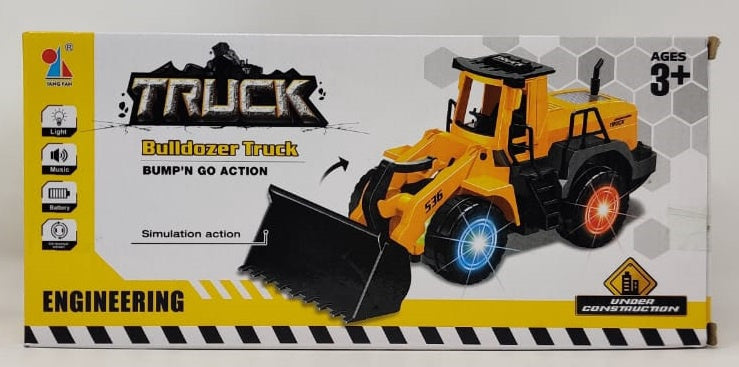 GENERIC Toy Truck Bulldozer Bump'n Go Action Engineering CH239