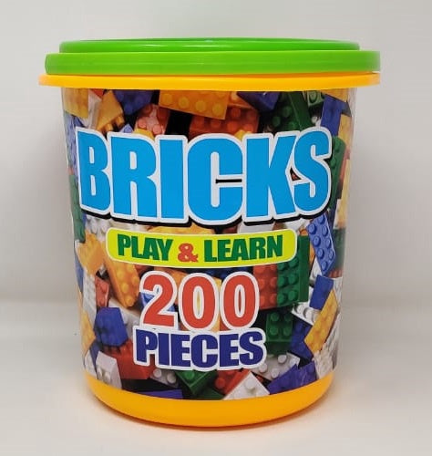 GENERIC Toy Bricks 200PCS Blocks Bucket CH111