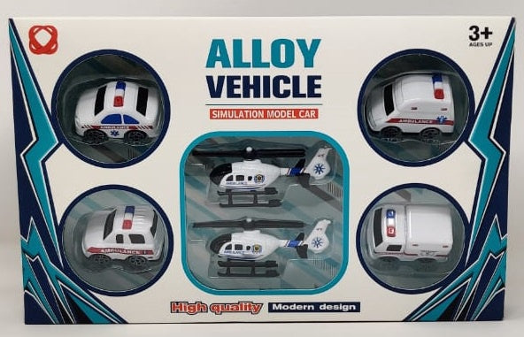 GENERIC Toy Alloy Vehicle Car Set CH136