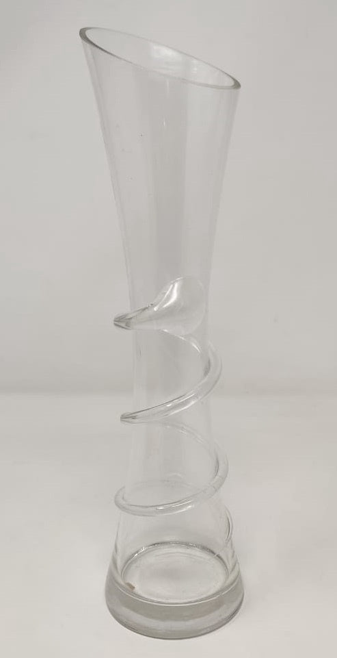 Vase 12" 1733D Clear