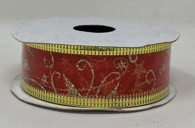 Christmas Decorations Ribbon 1" WF213
