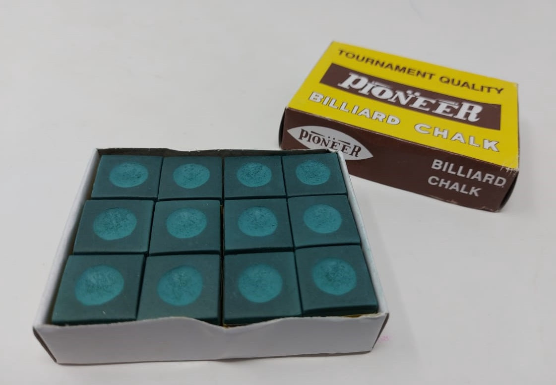 Pool Chalk Pioneer Billiard Chalk 12PCS Pack