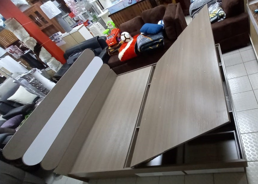 Bed Frame 915-6 Wood King A+B 1.8M with Storage