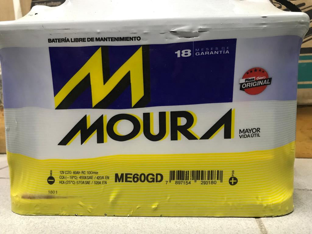 MOURA Battery 13 Pl ME60GD (M60RH) 440 CCA-MF
