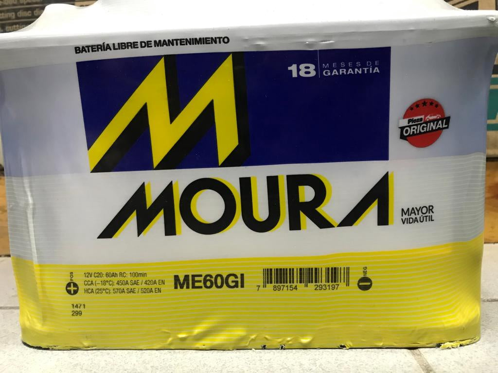 MOURA Battery 13 Pl ME60GI (M60LH) 440 CCA-MF