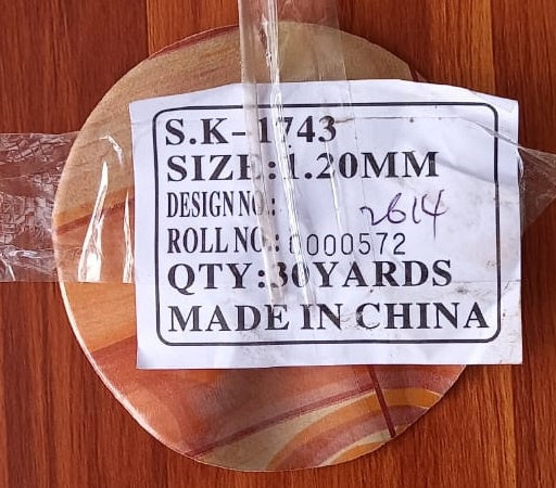 Vinyl (Vinolay) Flooring Thick SK-1743 #2614 1.2MM 72" X 30YDS Sold Per Roll