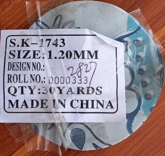 Vinyl (Vinolay) Flooring Thick SK-1743 #2827 1.2MM 72" X 30YDS Sold Per Roll