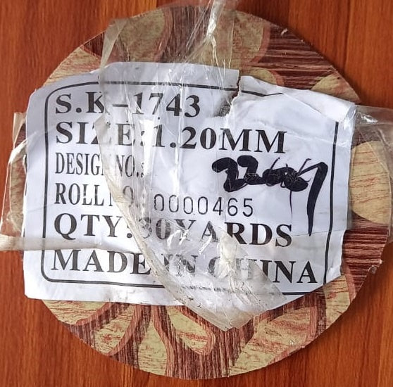 Vinyl (Vinolay) Flooring Thick SK-1743 #21401 1.2MM 72" X 30YDS Sold Per Roll