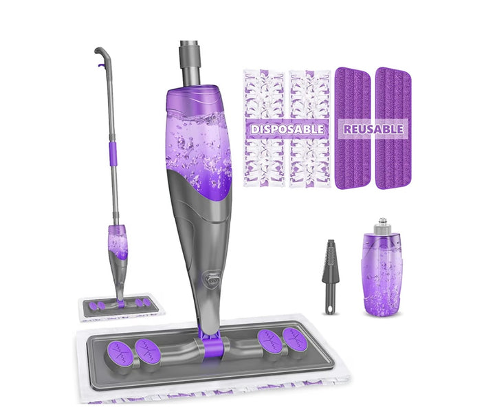 Spray Mop Reusable Wet / Disposable Dry Pads